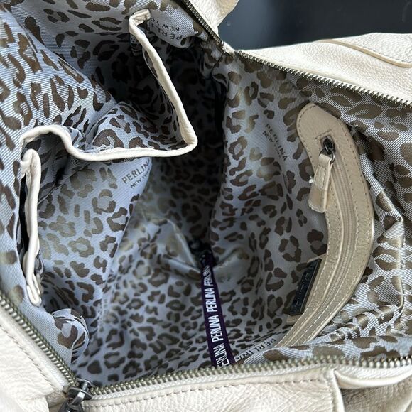 New Perlina, genuine, leather, oversized, shoulder, handbag purse soft luxurious - Picture 14 of 15